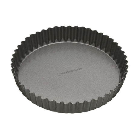 NON-STICK LOOSE BASE FLUTED QUICHE TIN 25CM