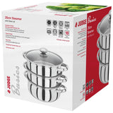 BASICS 20CM STEAMER 3-TIER SET