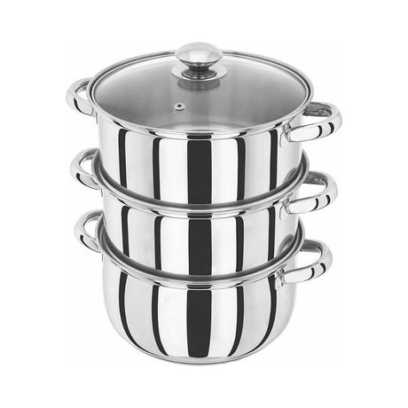 ESSENTIALS 3-TIER STEAMER SET