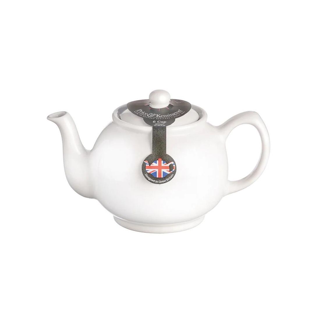 6-CUP TEAPOT WHITE