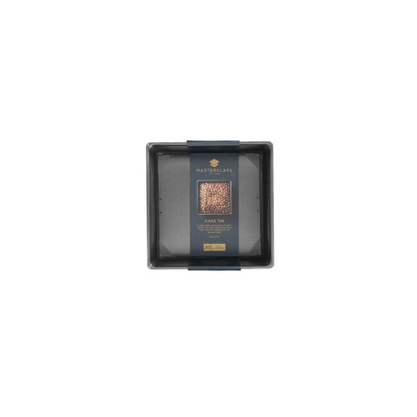NON-STICK SQUARE LOOSE BASE DEEP CAKE PAN 20CM