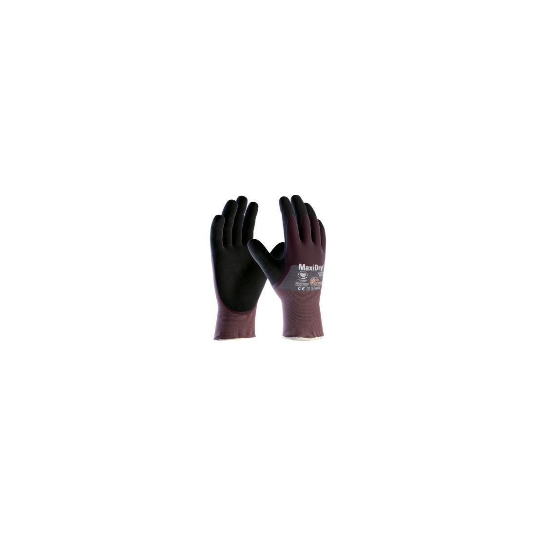 MAXIDRY COATED GLOVES SIZE 8 MEDIUM