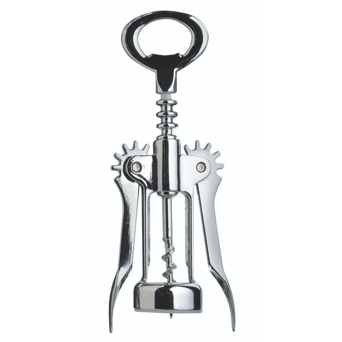 DOUBLE HANDLED CHROME WING CORKSCREW