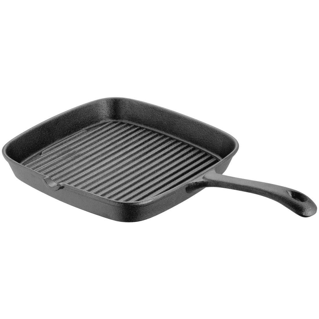 CAST IRON GRILL PAN 22CM x 22CM
