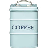 COFFEE CANNISTER STEEL BLUE
