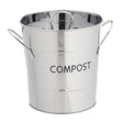 COMPOST BIN STAINLESS STEEL 3.2L