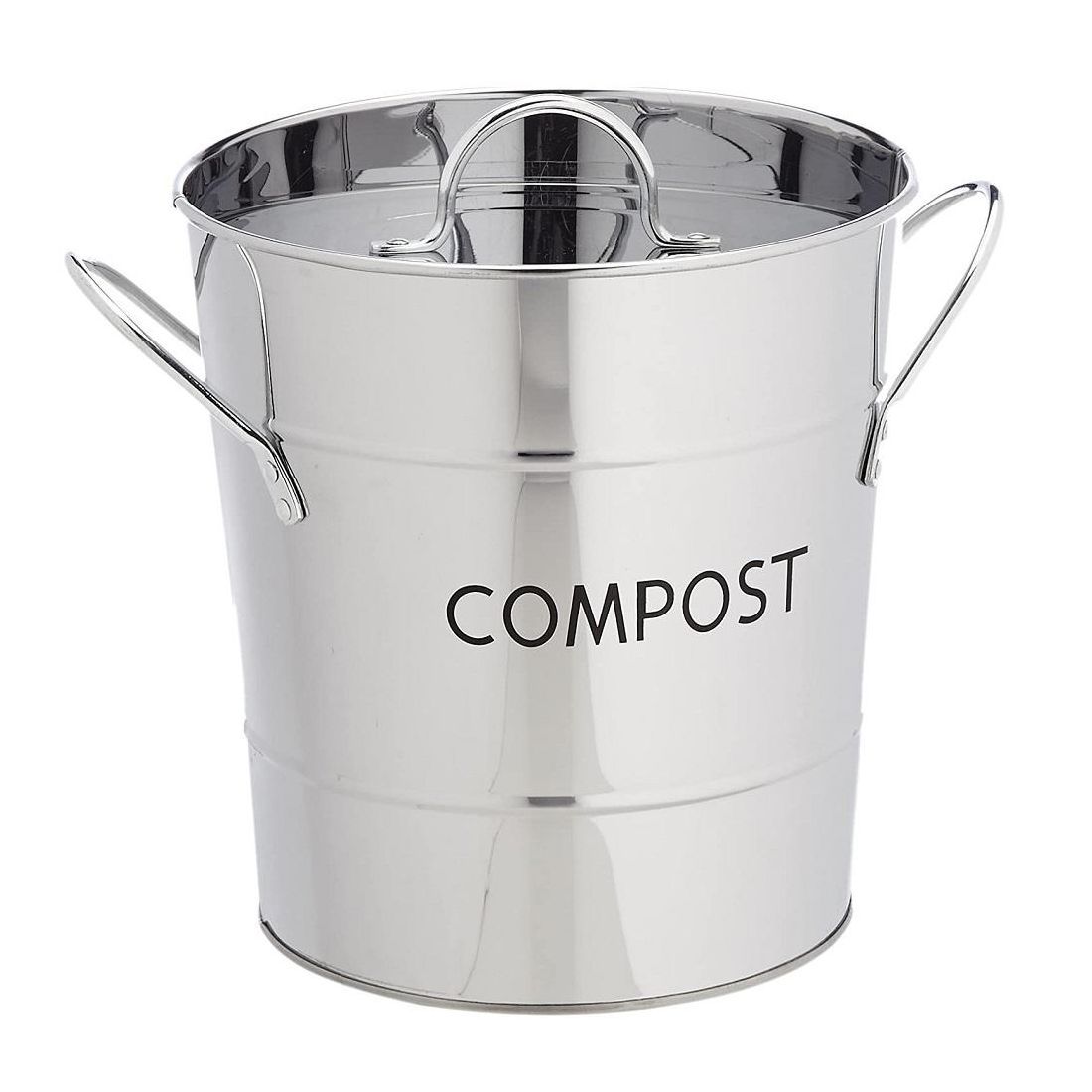 COMPOST BIN STAINLESS STEEL 3.2L