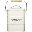 ANTIQUE CREAM COMPOST BIN