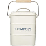 ANTIQUE CREAM COMPOST BIN