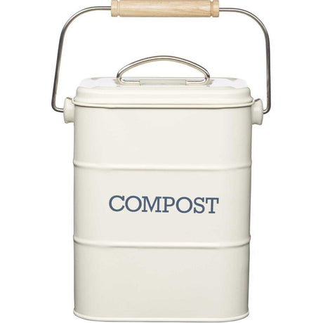 ANTIQUE CREAM COMPOST BIN