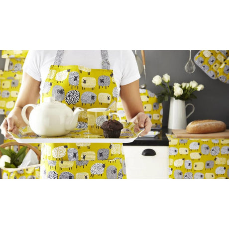 DOTTY SHEEP COTTON APRON