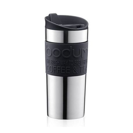 BODUM BLACK TRAVEL MUG 0.35L