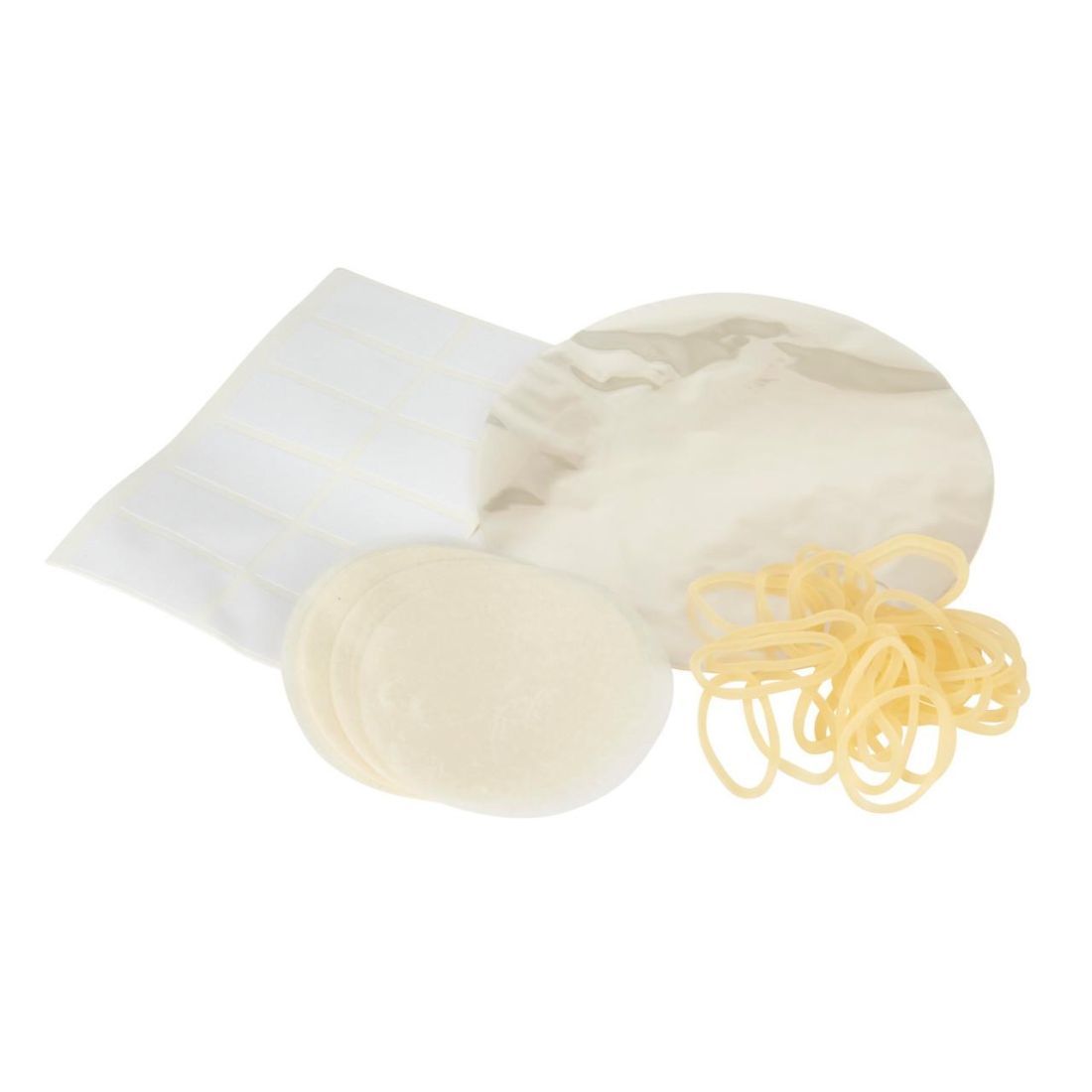 PACK OF 24 JAM JAR COVER KIT 1LBS