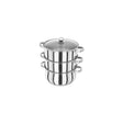 BASICS 3-TIER STEAMER SET 24CM