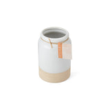 STONEWARE UTENSIL HOLDER CREAM