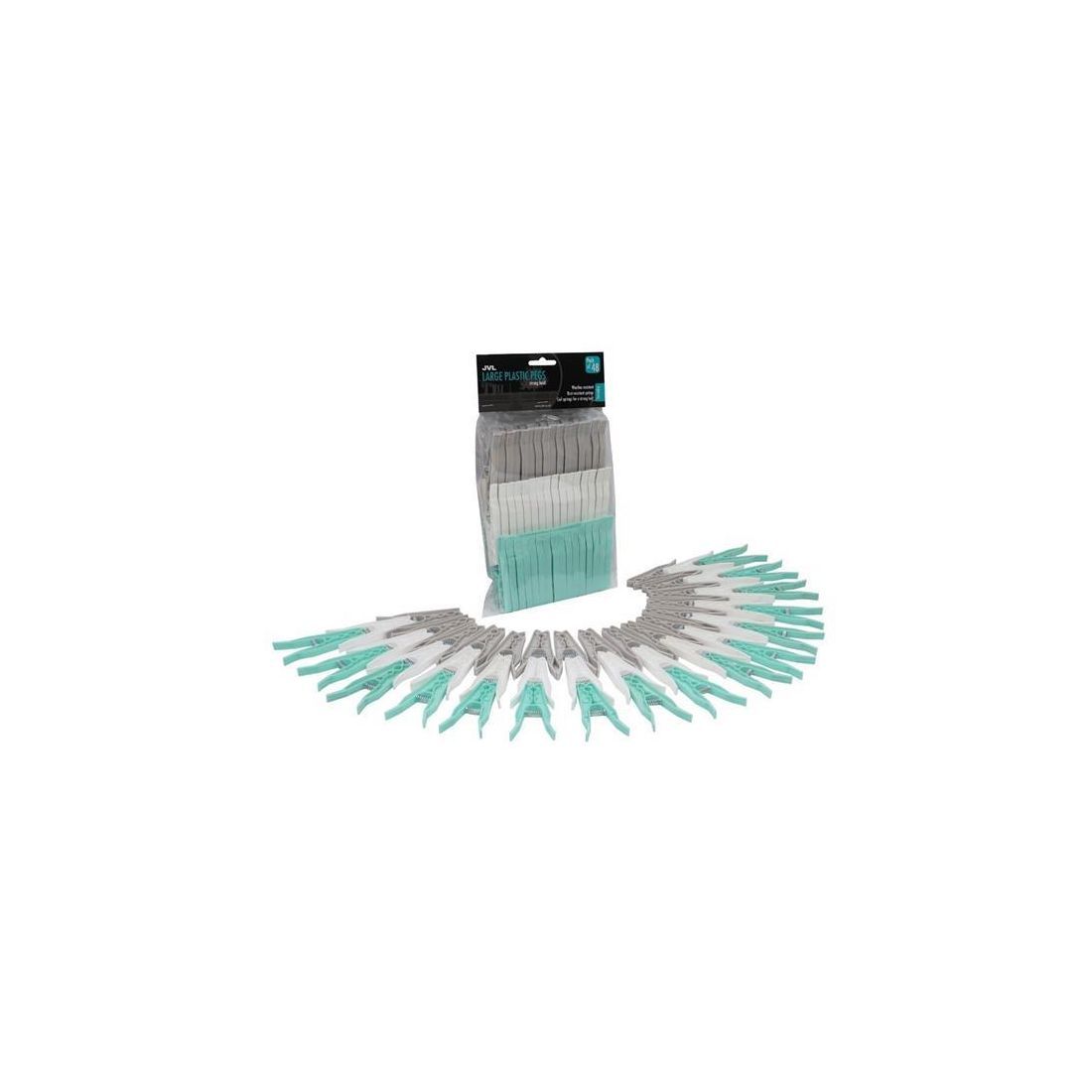 LARGE PLASTIC PEGS PACK OF 48
