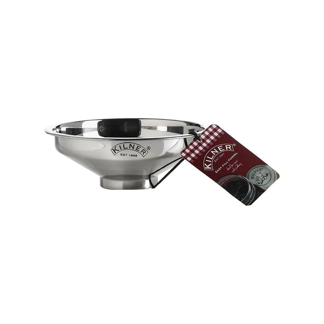 STAINLESS STEEL EASY FILL JAM FUNNEL