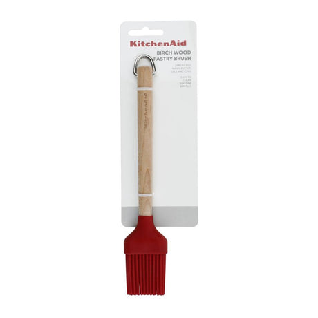 BIRCHWOOD PASTRY BRUSH EMPIRE RED
