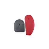 POT & SILICONE BOWL SCRAPER SET OF TWO EMPIRE RED