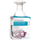 FOOD CHOPPER WITH REVOLVING BLADE