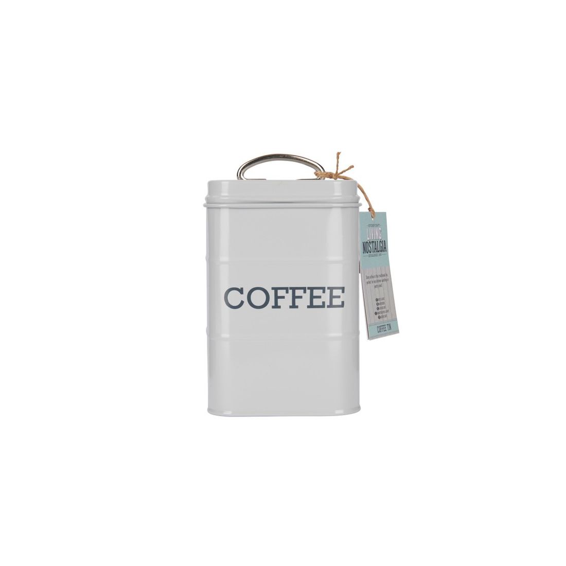 COFFEE CANNISTER FRENCH GREY
