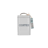 COFFEE CANNISTER FRENCH GREY