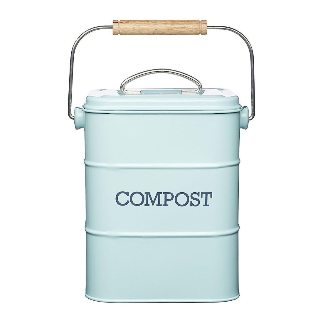 VINTAGE BLUE COMPOST BIN