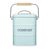 VINTAGE BLUE COMPOST BIN
