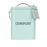 VINTAGE BLUE COMPOST BIN