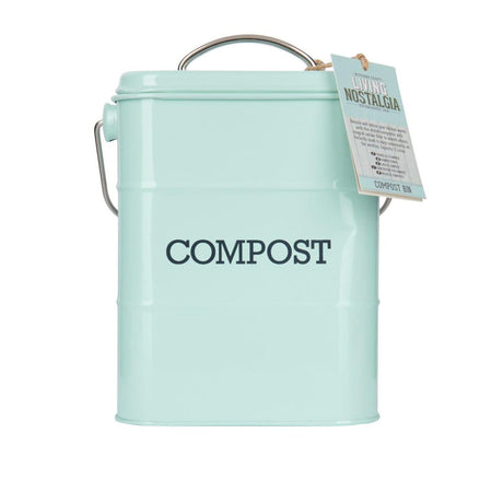 VINTAGE BLUE COMPOST BIN