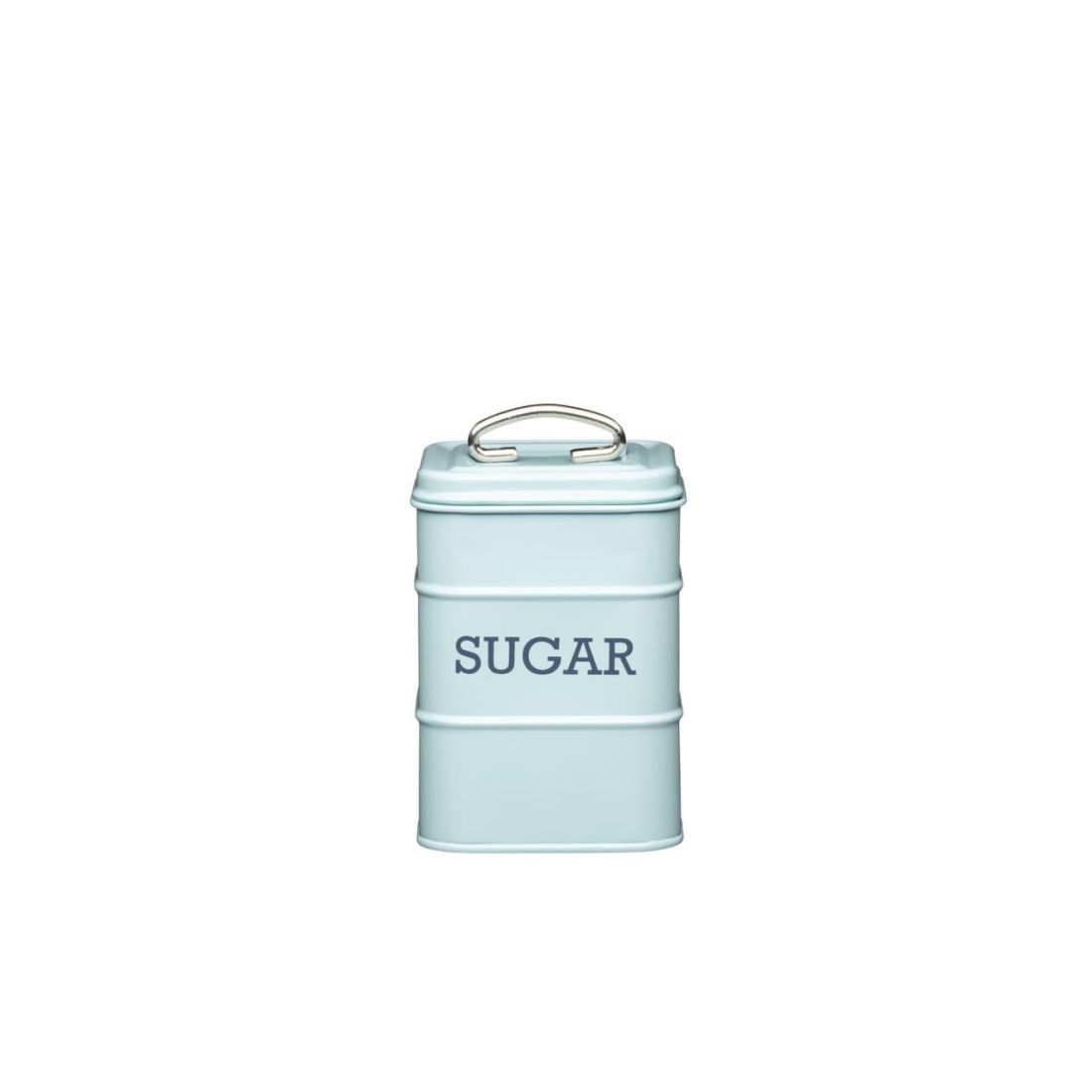 SUGAR TIN VINTAGE BLUE