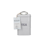 TEA CANNISTER FRENCH GREY