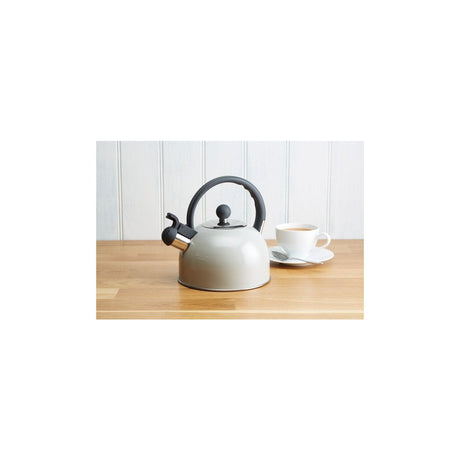 TRADITIONAL WHISTLING KETTLE FRENCH GREY 1.4L