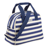 LULWORTH 11.5L BLUE STRIPE HOLDALL STYLE COOL BAG