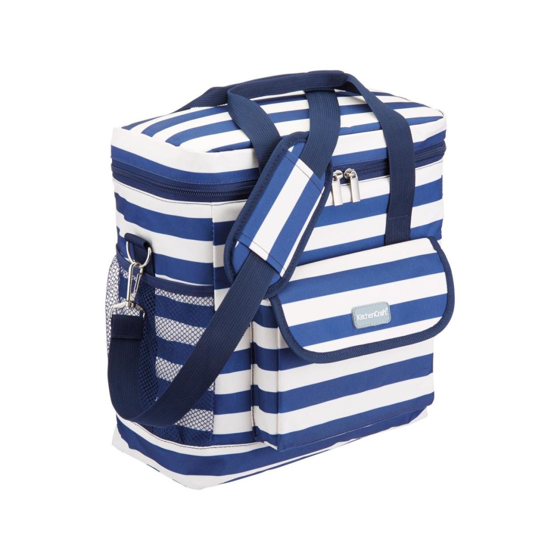 LULWORTH NAUTICAL-STRIPED MEDIUM COOL BAG
