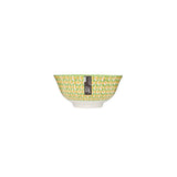GEOMETRIC CERAMIC BOWL GREEN 16CM