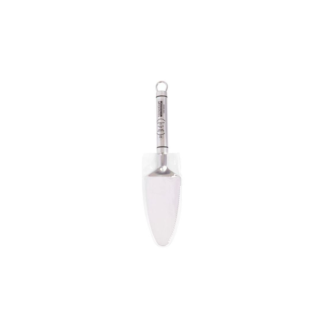 OVAL HANDLED PROFESSIONAL STAINLESS STEEL CAKE SERVER