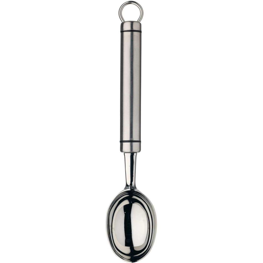 OVAL HANDLED STAINLESS STEEL ICE-CREAM SCOOP