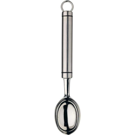 OVAL HANDLED STAINLESS STEEL ICE-CREAM SCOOP