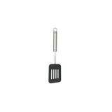 OVAL HANDLED STAINLESS STEEL NON-STICK SLOTTED TURNER