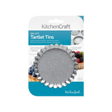 SET OF SIX LOOSE BASE TART TINS 10CM