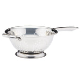 STAINLESS STEEL 24CM LONG HANDLED COLANDER