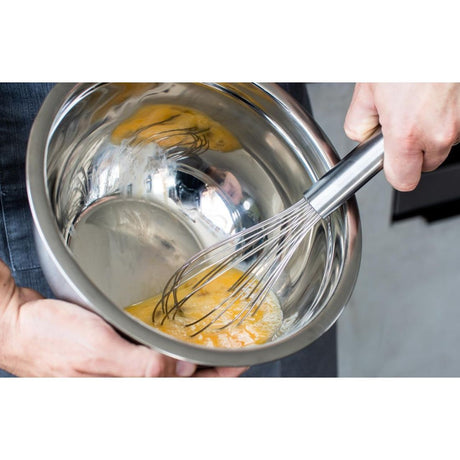 STAINLESS STEEL ELEVEN WIRE BALLOON WHISK 25CM