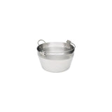 STAINLESS STEEL MASLIN PAN WITH HANDLE 9L