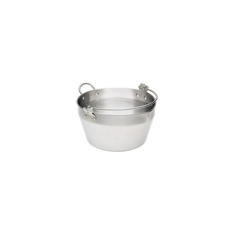 STAINLESS STEEL MASLIN PAN WITH HANDLE 9L