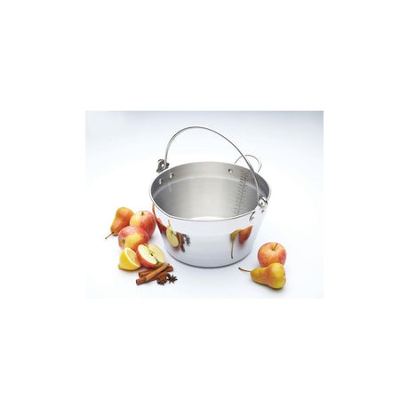 STAINLESS STEEL MASLIN PAN WITH HANDLE 9L