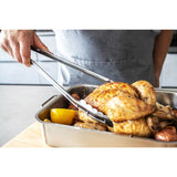 STAINLESS STEEL FOOD TONGS 40CM