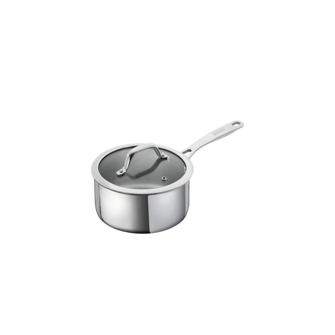 ALLROUND PLUS STAINLESS STEEL SAUCEPAN WITH DRAINING LID 20CM 3.7L