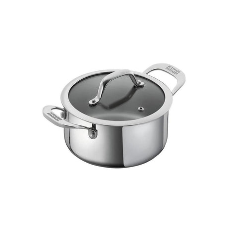 ALLROUND STAINLESS STEEL CASSEROLE POT 24CM 5.4L