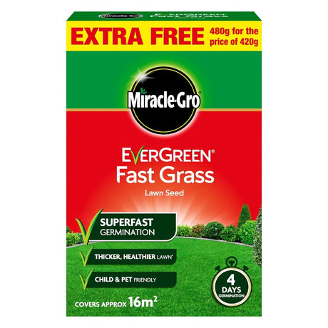 MIRACLE-GRO FAST GRASS SEED 420G+15% FREE